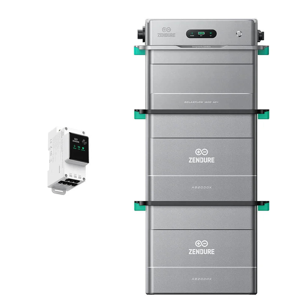 ZENDURE Solarflow 1600 AC+ SolarFlow 1600 AC+ & Zendure 3CT 2*AB2000L (5.76 kWh au total)