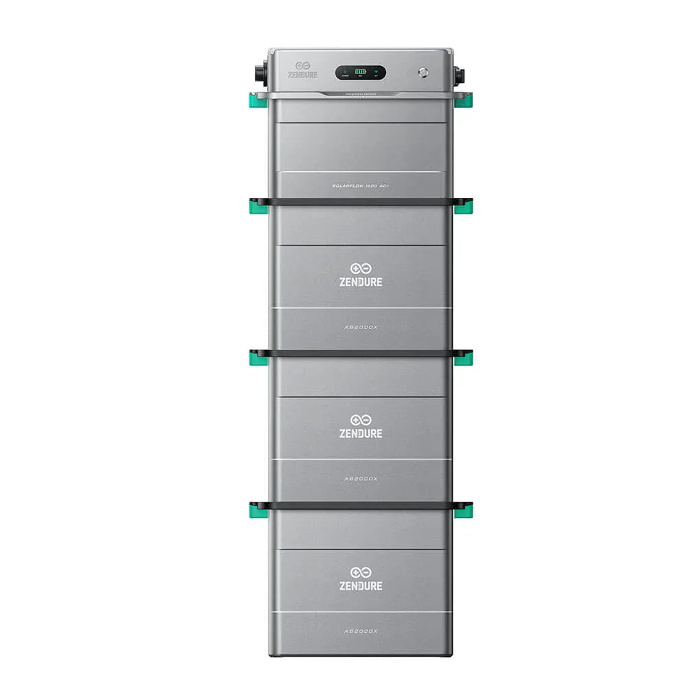 ZENDURE Solarflow 1600 AC+ SolarFlow 1600 AC+ (1.92 kWh) 3*AB2000L (7.68 kWh au total)
