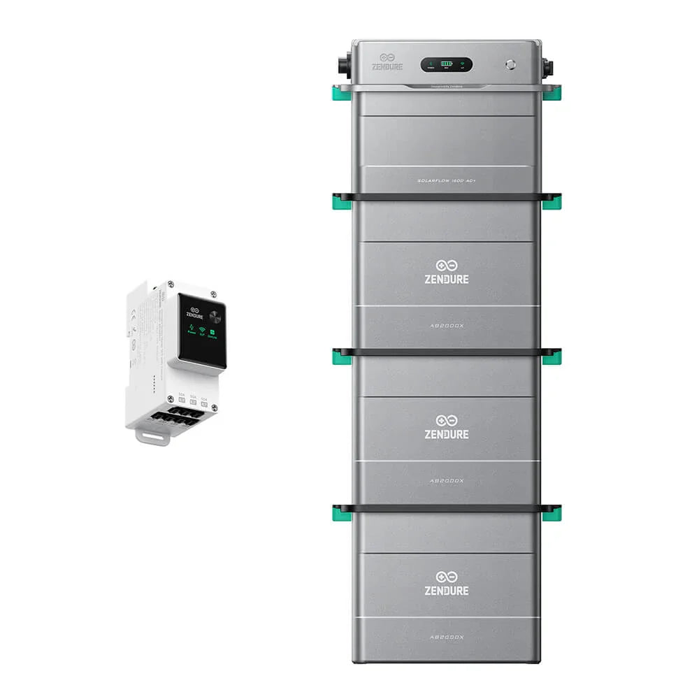 ZENDURE Solarflow 1600 AC+ SolarFlow 1600 AC+ & Zendure 3CT 3*AB2000L (7.68 kWh au total)